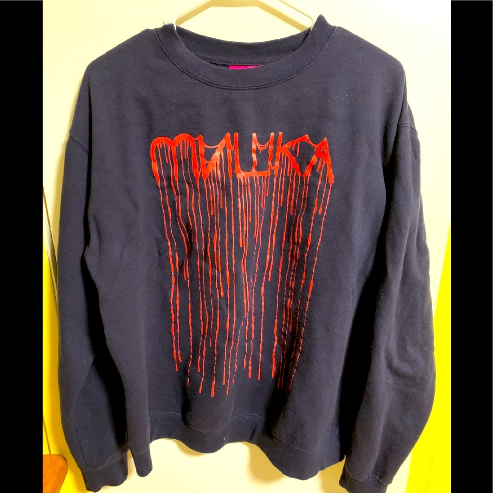 Mishka Cyrillic Gore Crew-Neck Sweatshirt Medium